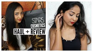 STARS COSMETICS INDIA Haul + Review | Foundation, Blush, Liquid Lipstick | Stacey Castanha