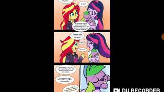 Комикс MLP Спроси пёсика Спайка | часть 1
