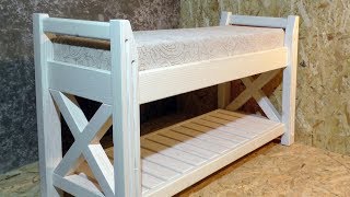 DIY bedroom bench - DIY wooden bench - Банкетка в прихожую