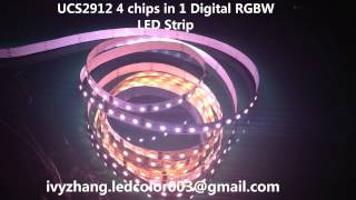 60leds UCS2912 4 chips in 1 Digital RGBW LED Strip light