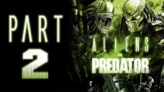 Aliens Vs. Predator (2010) - Let's Play - Part 2 - "Alien Campaign (FULL)" | DanQ8000