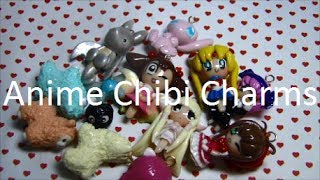 Polymer Clay Anime Chibi Charms Chobits Sailor moon Elfen Lied Card Captors