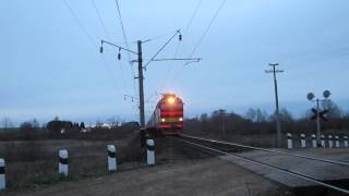 ЧС4Т(287) c фирменным поездом Ижевск-Москва(Италмас)
