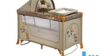 Кроватка-манеж Bertoni (Lorelli) Nanny 2 Layers Plus