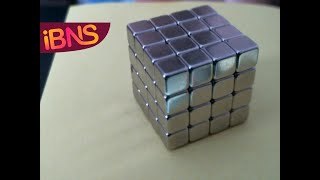 Playing with 64 super strong neodymium cubes (N50)
