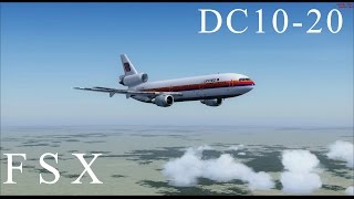【FSX/P3D】ヌジリ国際空港～ポワントノワール空港 United航空仕様 DC10【実況】【初心者】