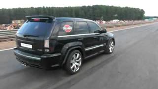 Мощный Jeep grand cherokee (7литров, 730 лошадок)