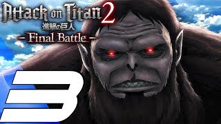 Attack on Titan 2 Final Battle - Gameplay Walkthrough Part 3 - Beast Titan (Full Game) PS4 PRO