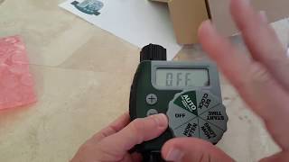 Unboxing and first Impression Orbit Single Outlet Programmable Hose Faucet Timer