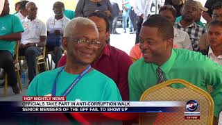 OFFICIALS TAKE PART IN ANTI CORRUPTION WALK