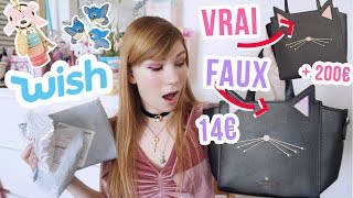 J'AI DÉPENSÉ DES €€ en trucs mignons SUR WISH ? Copies et merchandising Sanrio, Molang