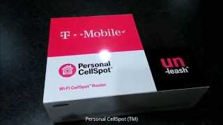 T-Mobile Un-carrier 7 Wi-Fi CellSpot (TM) Router un-boxed!