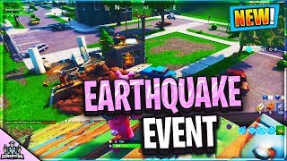 *OMG* FORTNITE EARTHQUAKE DESTROYS PLEASANT PARK AND CRACKS ALL OVER MAP FOR SEASON 10