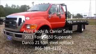 2013 Ford F650 Supercab Red