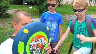 КАК ПОПАСТЬ В ЦЕЛЬ? Нерф ФРИЗБИ   БРОС ШОУ