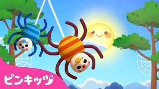 クモのうた~The Eentsy Weentsy Spider~ | 英語童謡 | 昆虫の歌 | ピンキッツ! 童謡と子どもの動画
