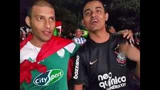 La Grandé storia chantée par un supporter de corinthians dans la coupe du monde au brésil 2014