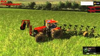 Farming Simulator 2015 (HD-качество).Вспашка поля+культивация