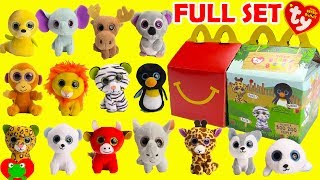 2017 Teenie Beanie Boo's McDonald's Happy Meal Toys Full Set