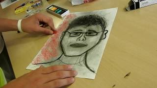Comment faire un portrait au fusain