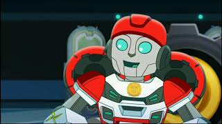 Hotshot gets spooked (Transformers: Rescue Bots Academy)