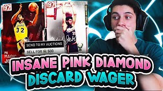 EPIC PINK DIAMOND DISCARD WAGER VS JAY CANADA!! NBA 2K19 MYTEAM