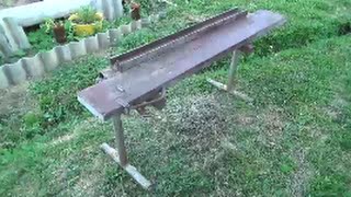 Самодельный переносной верстак столяра + листогиб