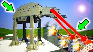 СЕКРЕТНЫЙ ШАГОХОД ИЗ ЗВЕЗДНЫХ ВОЙН РАЗРУШАЕТ ГОРОД В БРИК РИГС | BRICK RIGS ПО РУССКИ