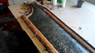 Изготовление матрицы лопасти для ветрогенератора, Production of blades for wind generator matrix,