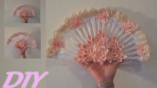 DIY Веер в стиле канзаши