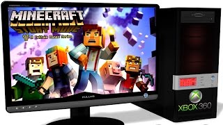XENIA Xbox 360 Emulator - Minecraft: Story Mode (2015). Master-Build. Test #1