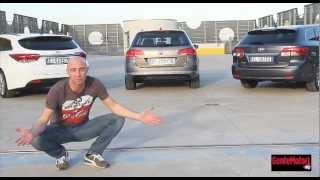 Gente Motori Hyundai i40 vs Toyota Avensis vs Volkswagen Passat