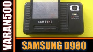 Samsung D980 замена тачскрина/сенсора - replacement touchscreen