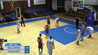 BULGARIA  - HUNGARY| 20.12.2014 18:45 Cupa Balcanica U16 – Masculin – frbaschet.ro