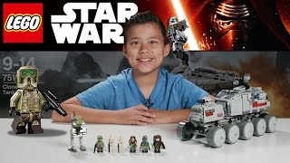 CLONE TURBO TANK - LEGO Star Wars Set 75151 Time-lapse, Unboxing & Review