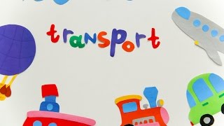 Educational cartoon in English for children ||  Transport