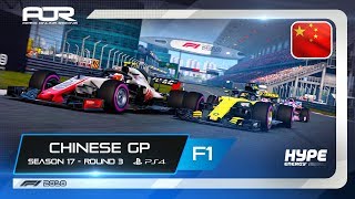 F1 2018 | AOR Hype Energy F1 League | PS4 | S17 | R3: Chinese GP