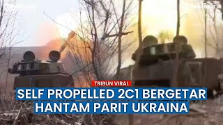 Artileri Rusia Libas Posisi Pasukan Ukraina di Lubang Ugledar
