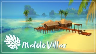 Malolo Villas | The Sims 4 Island Living | Water Bungalows in Sulani