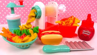 Pâte à Modeler Frites Friterie Spiral Fries