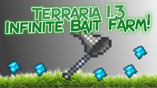Terraria 1.3 - Infinite Bait Farm! [Flower Boots Strategy]