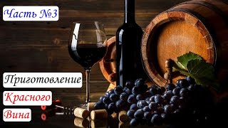 Приготовление вина из темных сортов винограда. Часть 3. Виноград 2015.