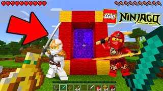 HOW TO MAKE A PORTAL TO THE LEGO NINJAGO DIMENSION - MINECRAFT LEGO NINJAGO