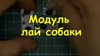 Звуковой чип лай собаки / Схема подключения модуля / Электронные самоделки