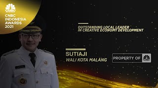 Walikota Sutiaji Raih ‘Outstanding Local Leader in Creative Economy Development’