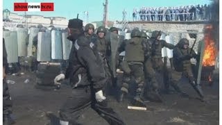 В Сан-Донато - мятеж, костры и баррикады. Спецназ прятался за бульдозером