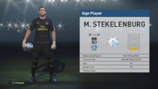 PES17 ball opening result