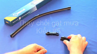 8 cách thay chổi gạt nước mưa xe ô tô - Hà Thành Auto