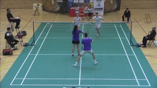 Badminton. Estella. Pista central Máster Nacional Absoluto 7* y Sub 11 5*