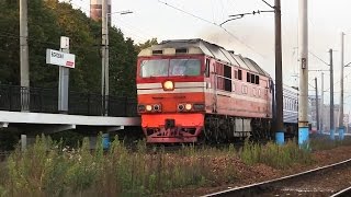 ТЭП70-0398 с поездом Санкт-Петербург — Гомель